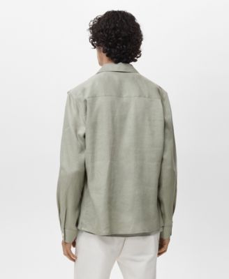 Men's Linen Lightweight Overshirt