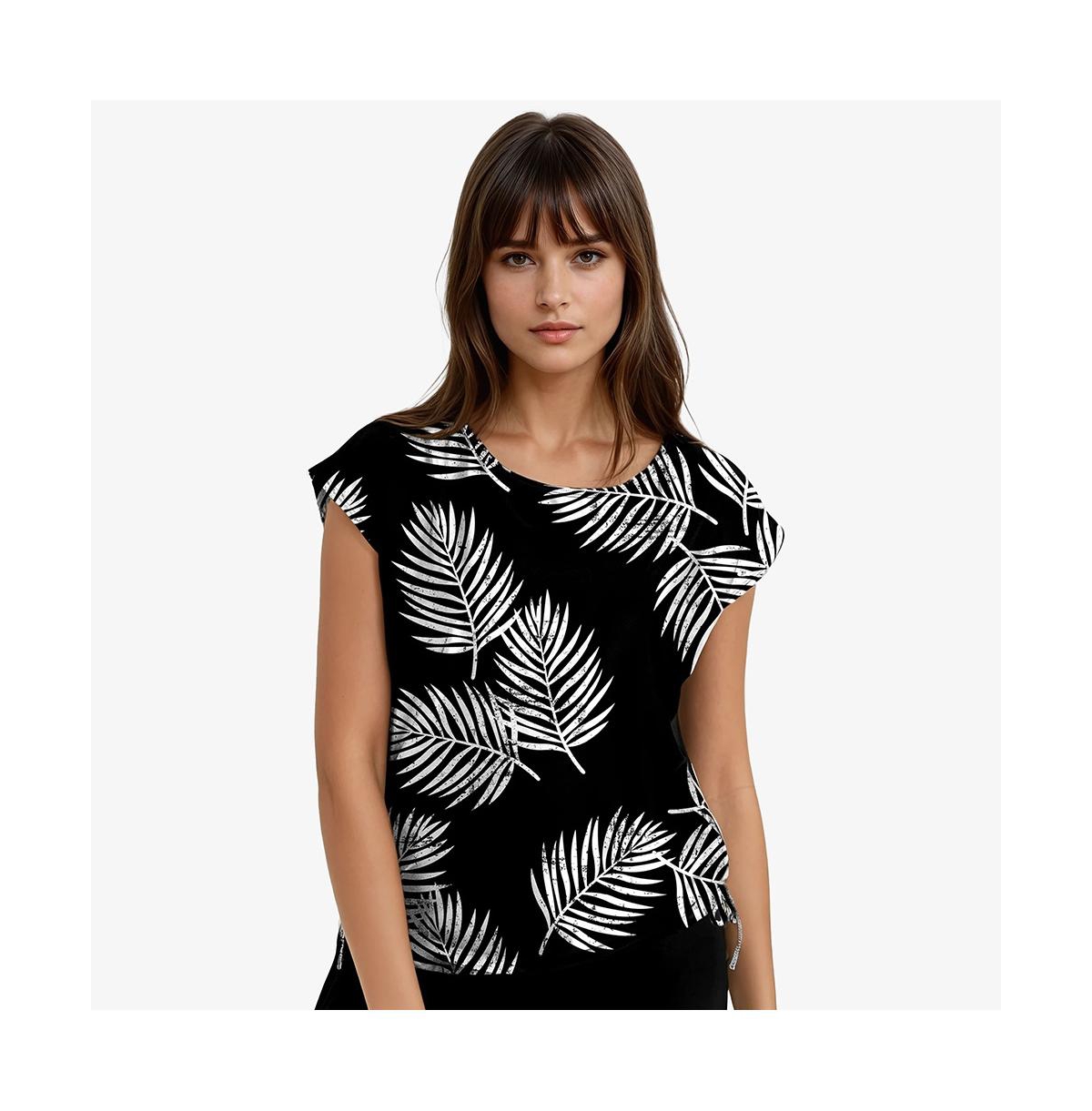 Women's Daphne Loose Swim Top - Navy