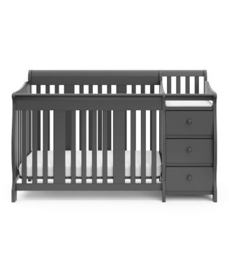 Portofino 5-in-1 Convertible Crib and Changer - Gray