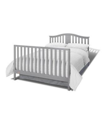 Solano 4-in-1 Convertible Crib with Drawer - Pebble Gray