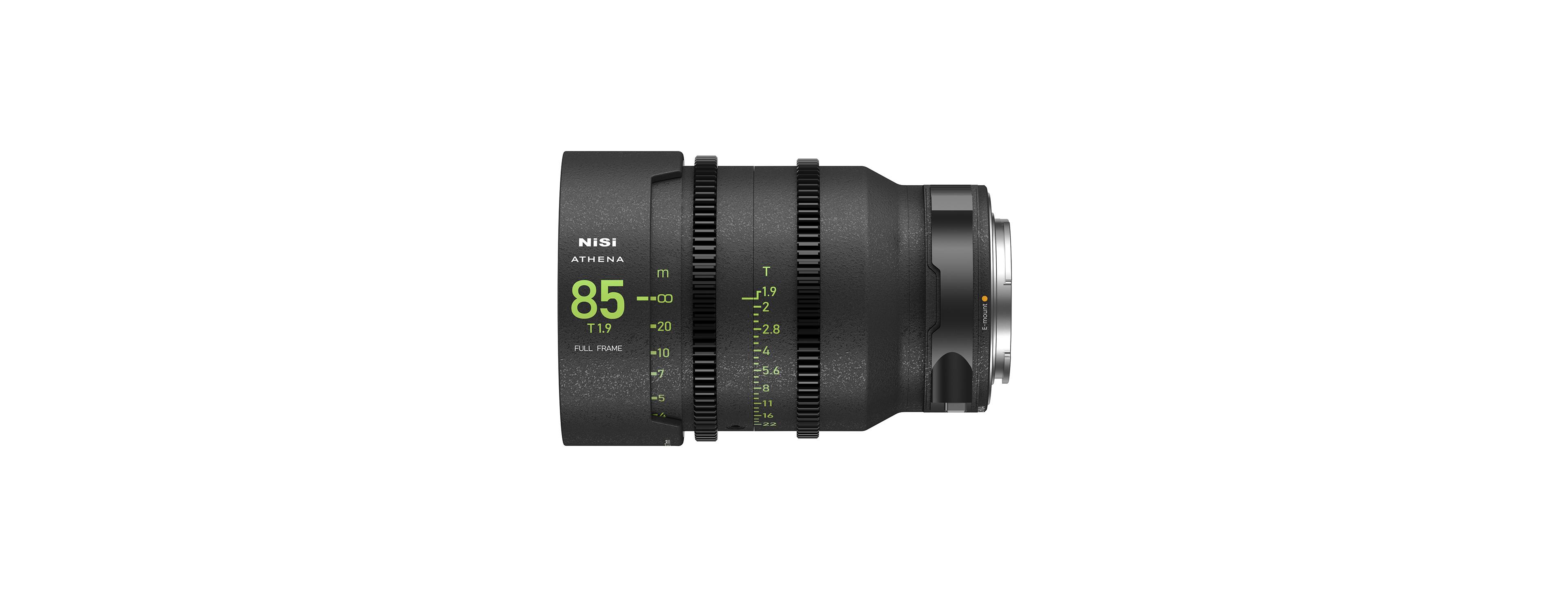 NiSi Athena Prime 85mm T1.9 Cine Lens with Filter Holder, Sony E