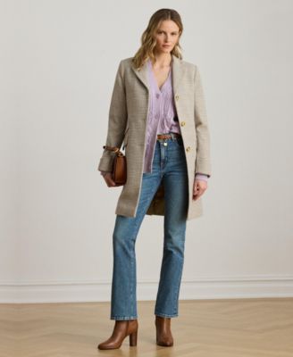 Women's Single-Breasted Walker Coat, 0P-18