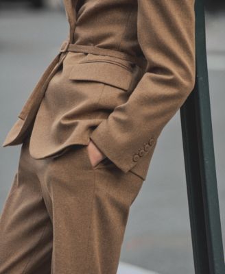 MANGO Women's Wool-Blend Suit Jacket