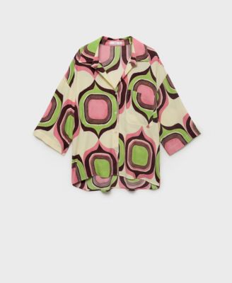 Women's Geometric Print Blouse