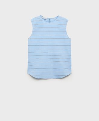 Women's Striped Cotton Blouse