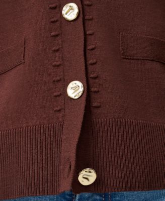 Women's V-Neck 3/4-Sleeve Cardigan 