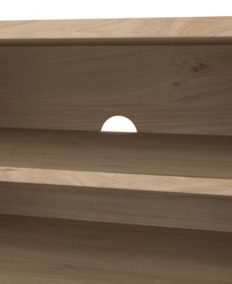 67.99" W 2 Drawer 2 Shelf TV Stand