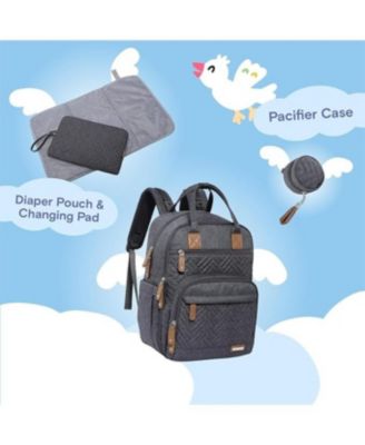 Diaper Bag Backpack, Unisex Baby Bags for Boys Girls, Waterproof Travel