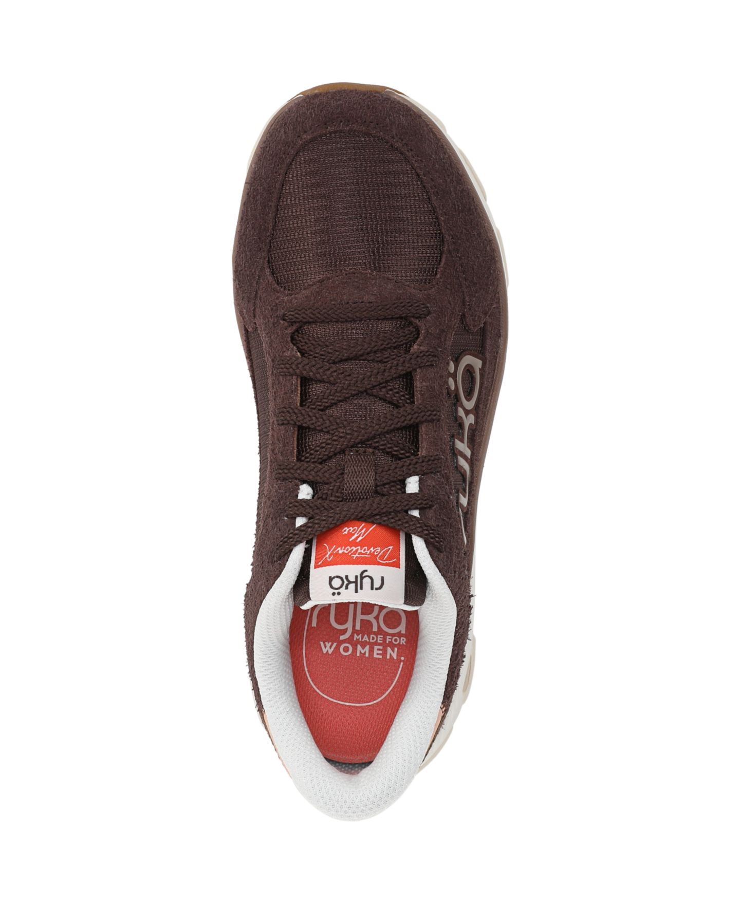 Женские кроссовки Ryka Devotion X Max Classic Walking, цвет: Коричневый сетчатый / Замшевый — фото 4