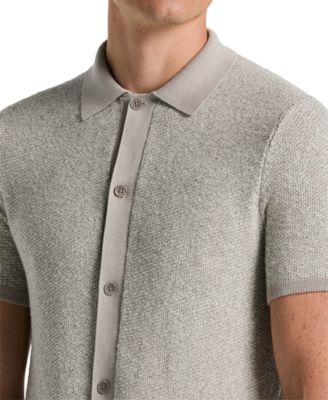 Men's Two-Tone Button-Down Shirt