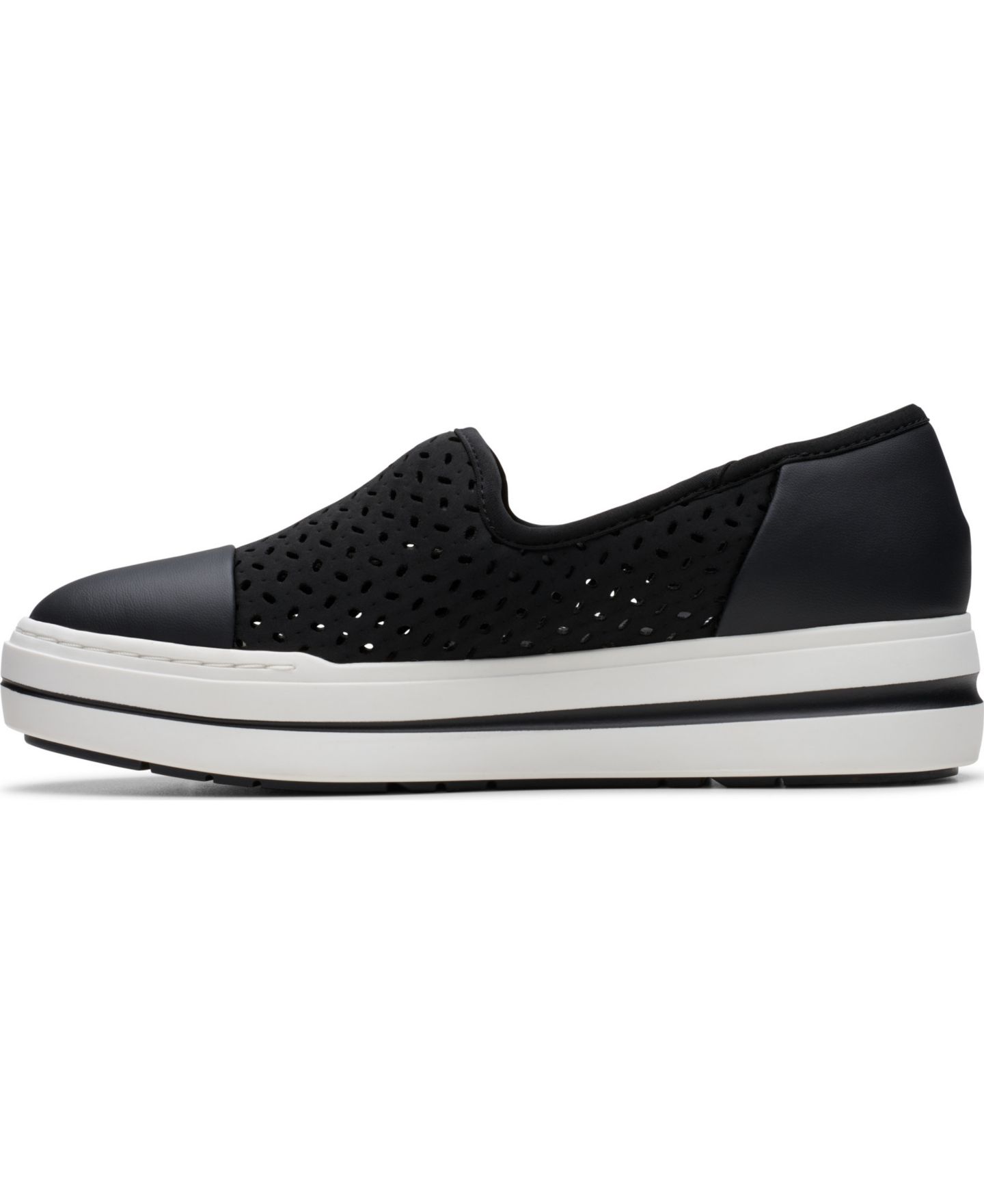 Женские кроссовки Clarks Cloudsteppers Audreigh Star Slip-On, цвет: Чёрный — фото 3