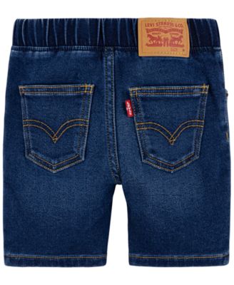 Toddler Boys Pull-On Skinny Fit Dobby Shorts
