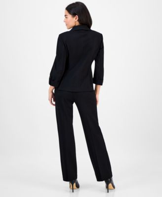Petite Shawl-Collar Open-Front Jacket 