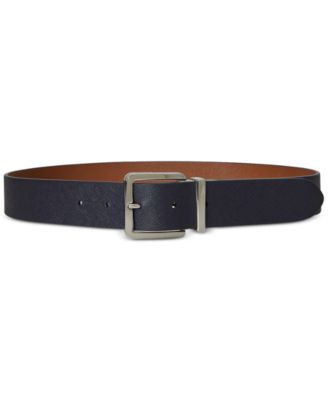 Reversible Crosshatch Leather Belt