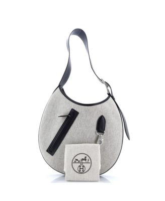 Pre-Owned Hermes Arcon Bag Toile and Leather