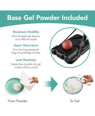 Adjustable Regulation-Size Basketball Hoop, Portable Sport System w/ Fillable Base, Wheels