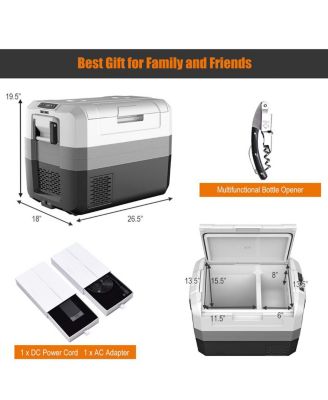 58 Quart Portable Electric Camping Car Cooler
