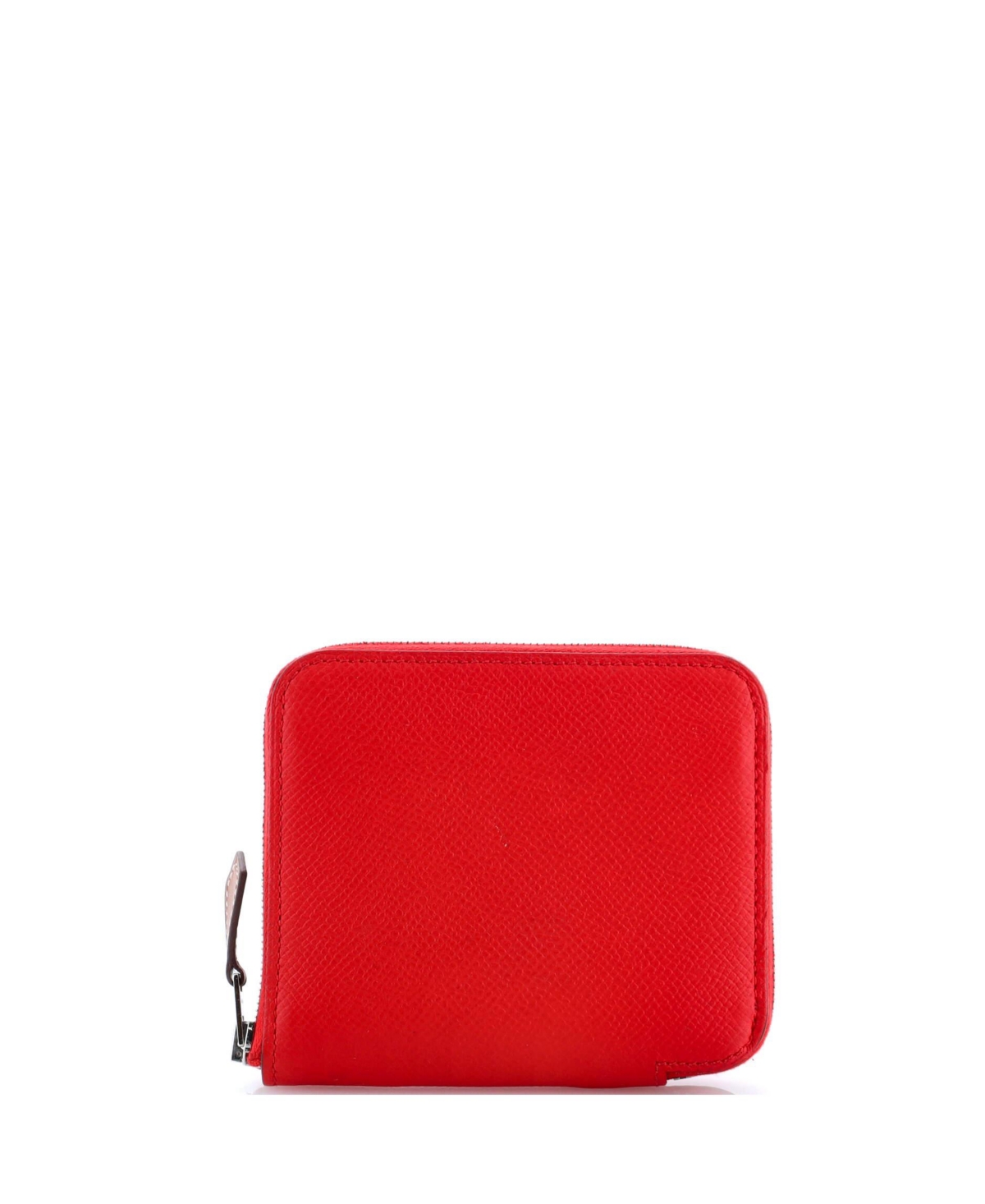 Compact Azap Zip Around Wallet Silk'in Epsom - Red