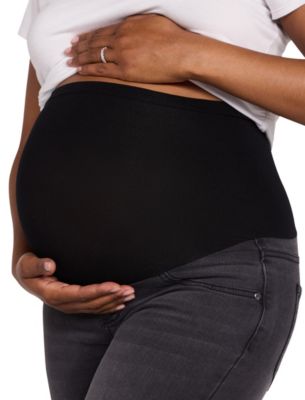 Maternity Motherhood Secret Fit Over the Belly Ankle Length Skinny Jeans