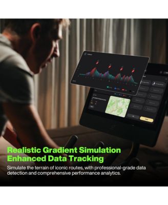 VeloNix Exercise Bike, Smart AI Fitness Bike with Personalized Fitness Courses & Online Cycling Coaching, 21.5" Screen, Solid Design, Low-Noise Cycling Bike, Stationary Bikes for Indoor Gym