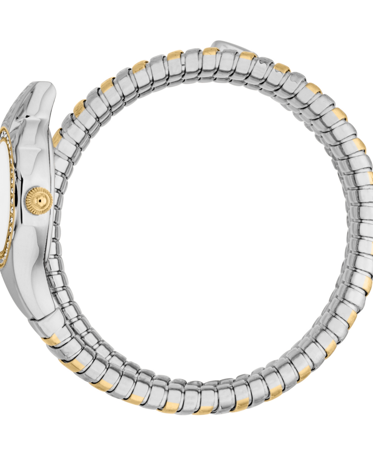 Just Cavalli Women's Silver Stainless Steel Bracelet Watch, 22mm In Green
