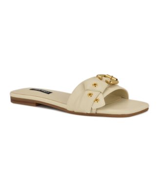 Women's Missj Buckle Slip-On Flat Sandals