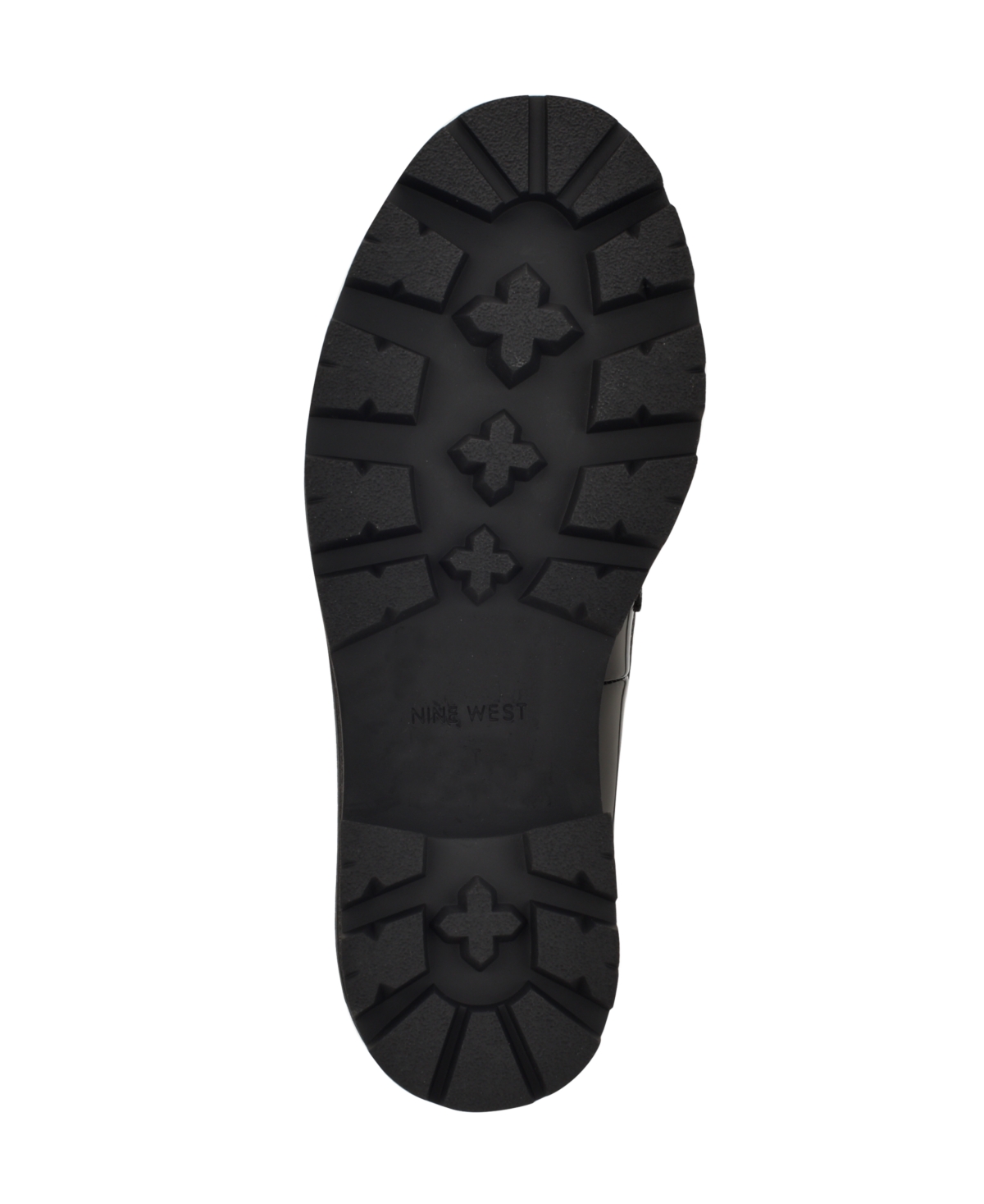 Nine West Women's Keram Chunky Lug Sole Penny Loafers In Black