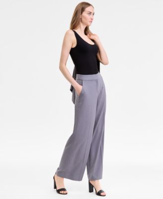 Women's Bi-Stretch Wide-Leg Pants