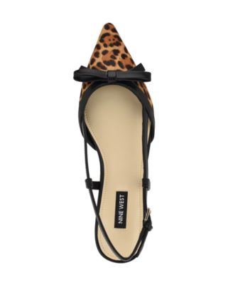 Women's Grean Pointy Toe Slingback Flats