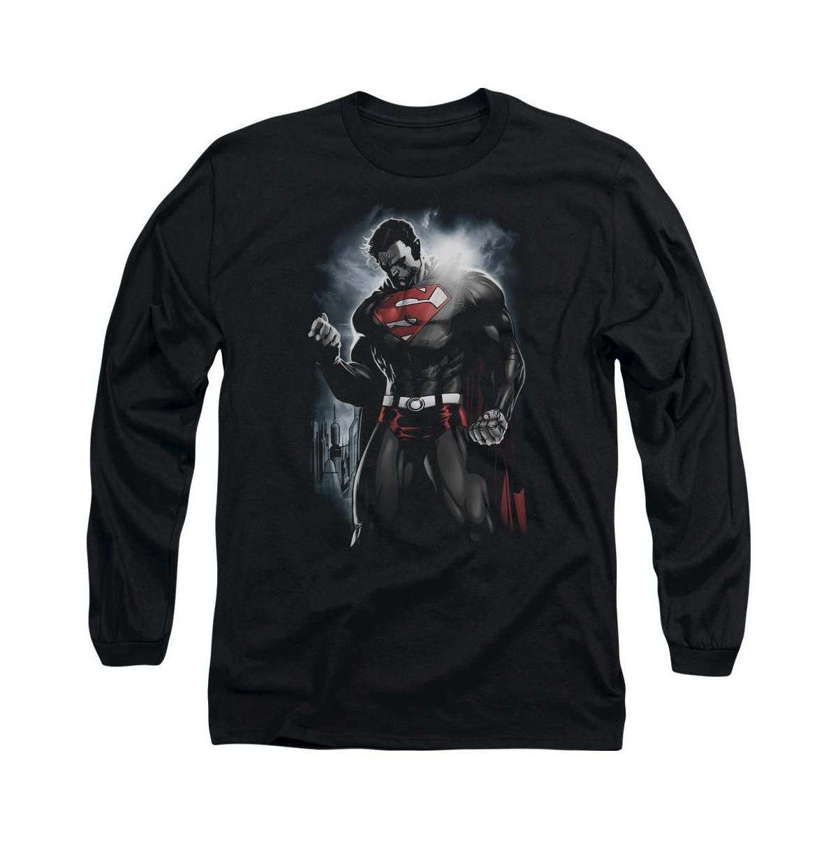 Men's Light Of The Sun Long Sleeve Adult Tee / T-Shirt - Black