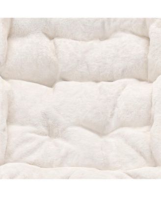 EMMA + OLIVER Double Steel Janey Folding Saucer Chair and Ottoman