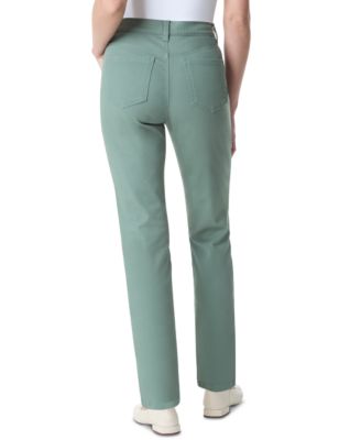 Petite Amanda High Rise Straight Leg Jeans, Short