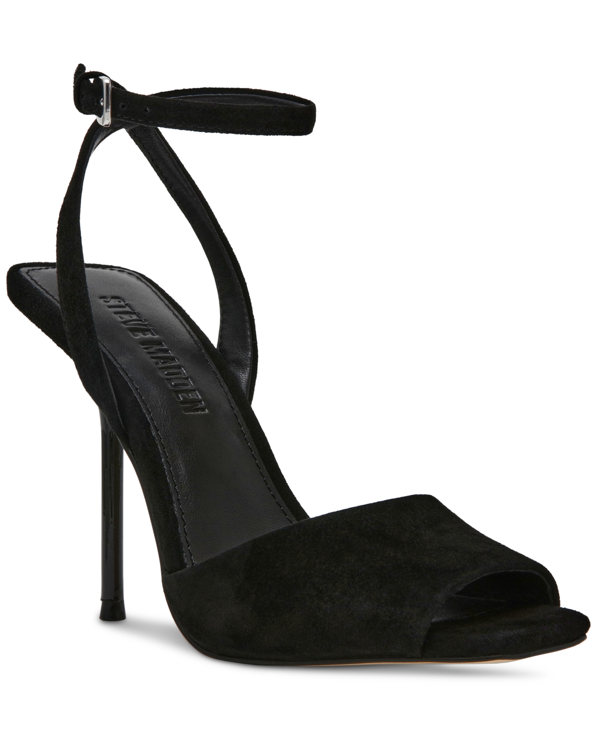 Steve Madden Lilac Two-piece Dress Sandals In Black