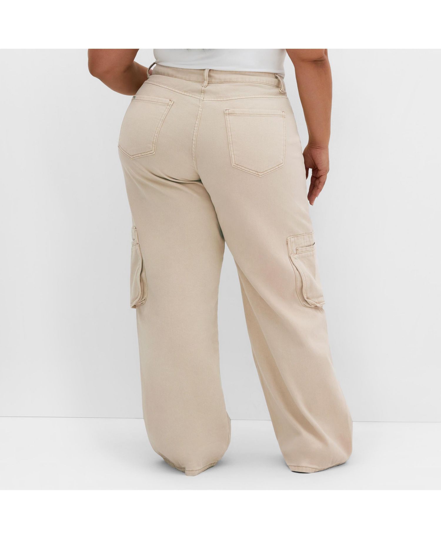 Plus Size Clarence Cargo Denim Pant
