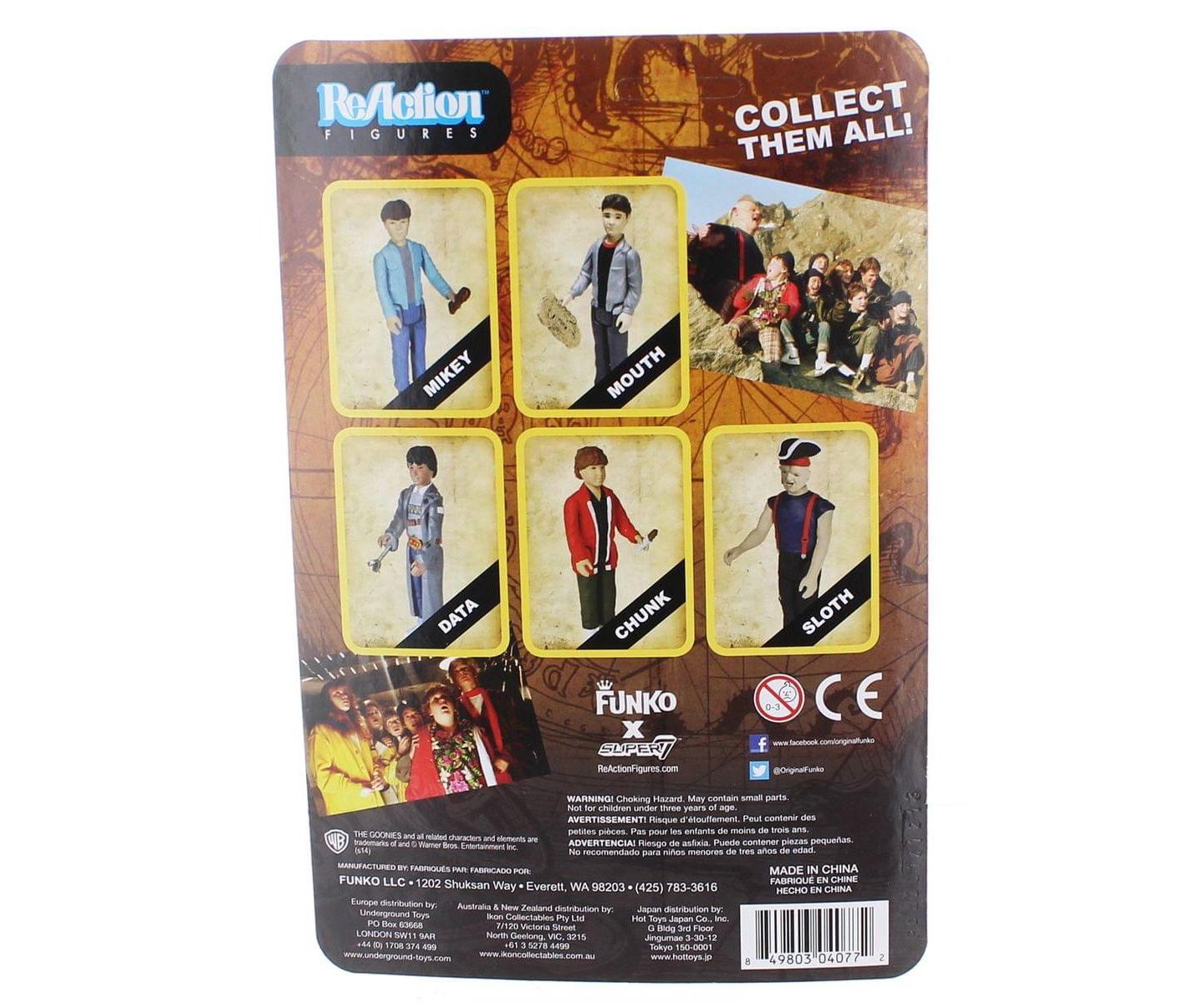 Детская фигурка Funko The Goonies Sloth ReAction 3.75" Action Figure, 14+ Years — фото 3
