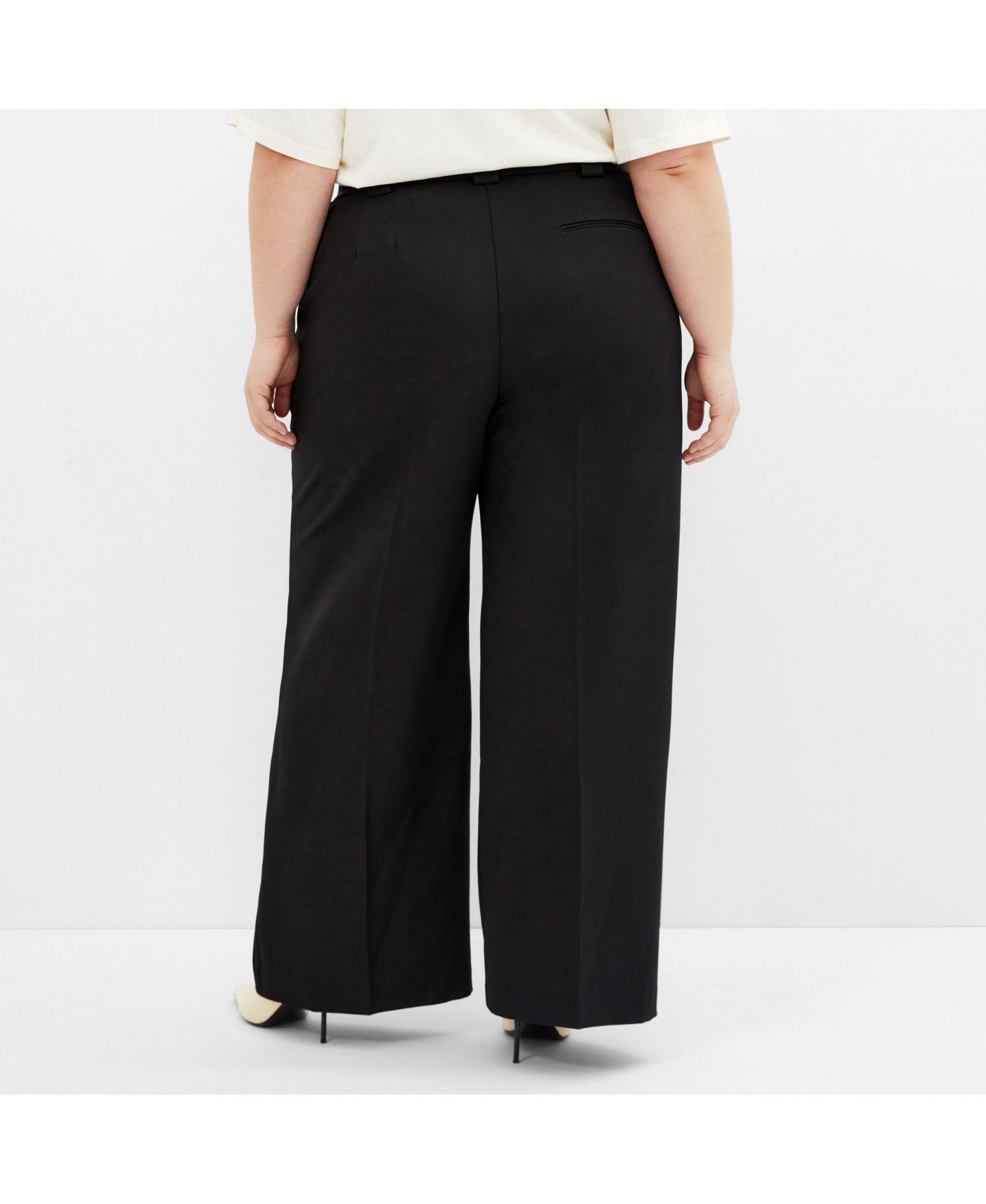 Женские брюки CITY CHIC Plus Size Jazmin Crepe, цвет: Чёрный — фото 2