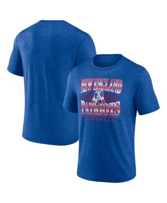 Fanatics - Men's Heather Royal New England Patriots Extreme Tackle Tri-Blend T-Shirt