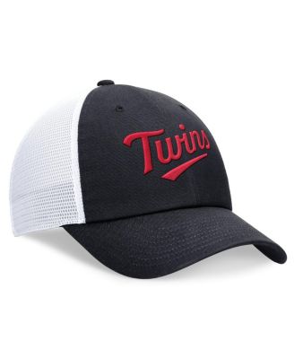 Men's Navy Minnesota Twins Wordmark Adjustable Trucker Hat