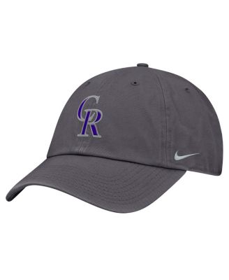 Nike - Men's Gray Colorado Rockies Club Adjustable Hat