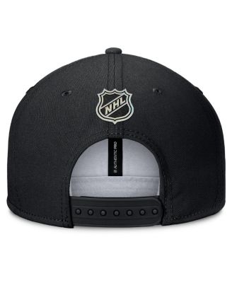 Men's Black San Jose Sharks Authentic Pro Alternate Jersey Snapback Hat