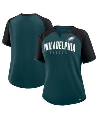 Fanatics - Women's Midnight Green/Black Philadelphia Eagles Height Advantage T-Shirt