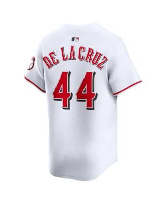 Men's Elly De La Cruz White Cincinnati Reds Alternate 2 Limited Player Jersey