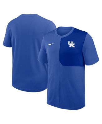 Nike - Men's Royal Kentucky Wildcats 2025 Sideline UV Performance Coach T-Shirt