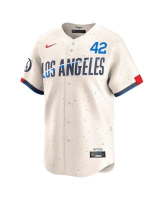 Men's Jackie Robinson Cream Los Angeles Dodgers City Connect Limited Player Jersey