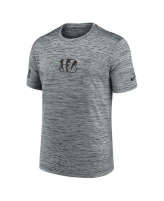 Men's Gray Cincinnati Bengals Sideline Velocity Performance T-Shirt