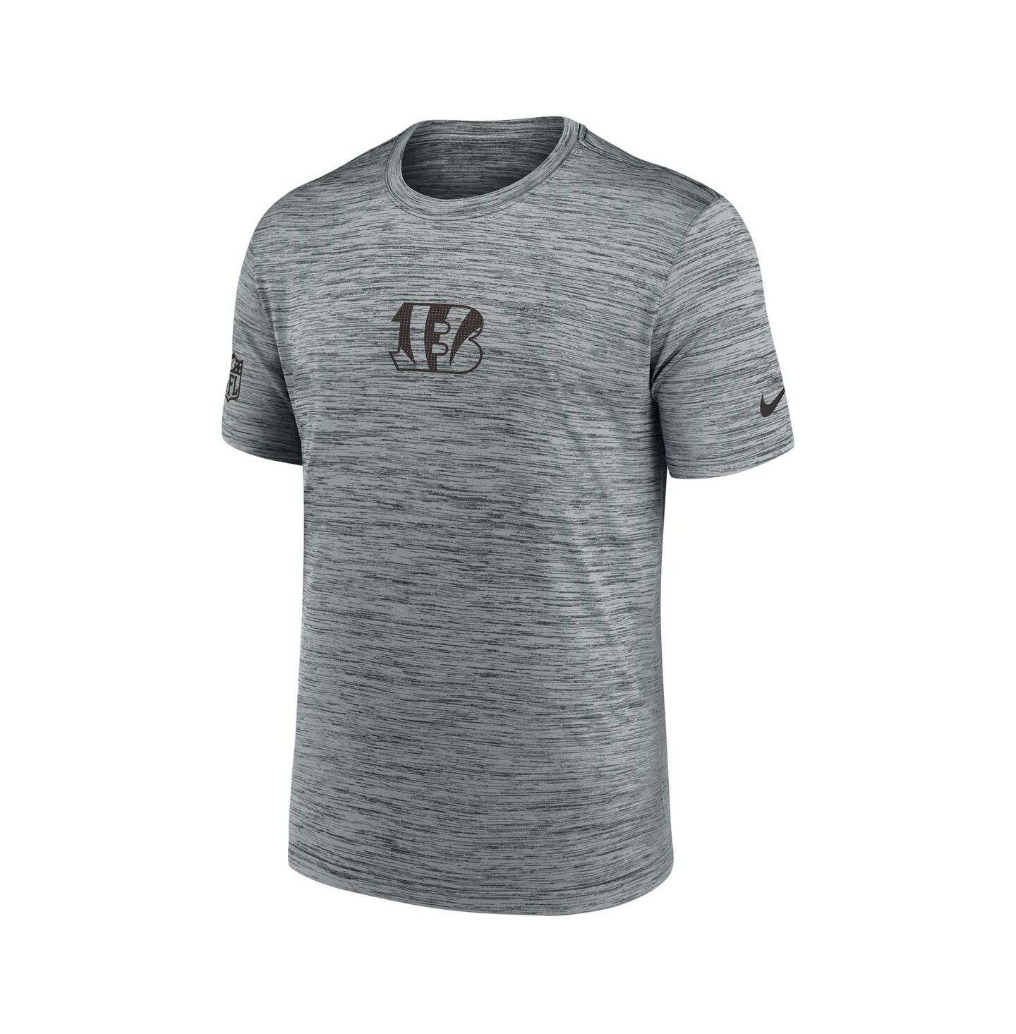 Мужская футболка Nike Cincinnati Bengals Sideline Velocity Performance, Gray — фото 2