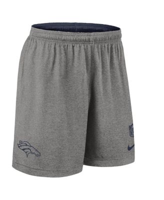 Men's Navy Denver Broncos Sideline Reversible Performance Shorts