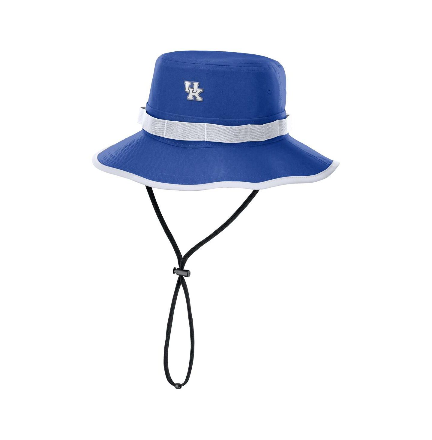 Мужская панама Nike Royal Kentucky Wildcats 2025 Sideline Apex Boonie Performance Bucket Hat — фото 1