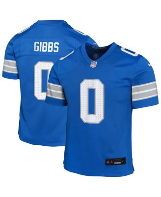 Nike - Big Boys and Girls Jahmyr Gibbs Blue Detroit Lions Team Game Jersey