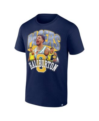 Men's Tyrese Haliburton Navy Indiana Pacers Notorious 4.0 T-Shirt